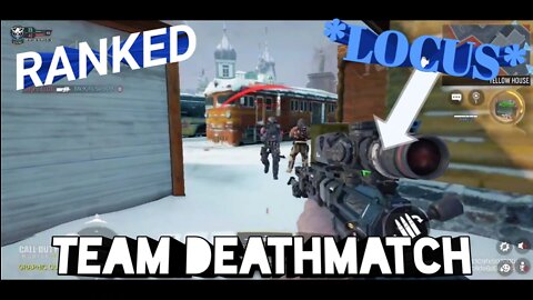 RANKED *Locus* Sniper Quickscopes! | CODM Team DeathMatch