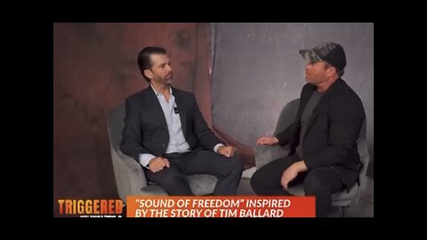 DON TRUMP JR💚🍀INTERVIEW TIM BALLARD💜🏅RESCUING THE CHILDREN🇺🇸🌐🚸💫