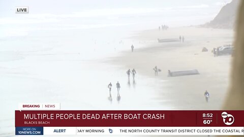 8 people dead after two panga boats capsized near Black's Beach