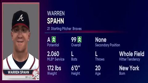 How To Create Warren Spahn MLB The Show 22
