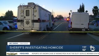 San Diego County Sheriffs investigating homicide in Lemon Grove