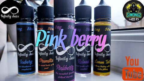 INFINITY JUICE "PINK BERRY" E-LIQUID REVIEW #infinityjuiceuk#eliquid#vape 🔞