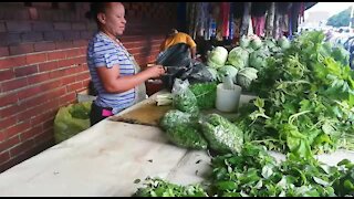 SOUTH AFRICA - Durban - Vegetable street vendor (Video) (XvB)