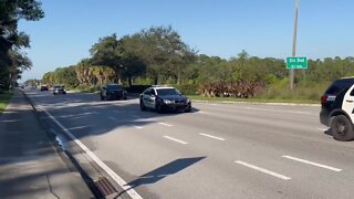 Procession for Boynton Beach police officer