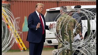 President Donald Trump, Texas Gov. Greg Abbott Speak on Border Crisis at Eagle Pass, Texas