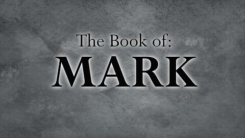 Mark Chapter 9 Help My Unbelief!