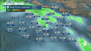 Rain and snow return by the end of the weekend