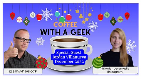 Coffee with a Geek Interview with Jordan Villanueva