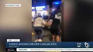Video shows Pacific Beach carjacking