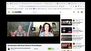 Quick update: Interview with Scott Stone! Great channels, interviews etc! TruthStream poseurs !
