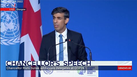 The Great Reset | "We Want to Rewire the Entire Global Financial System for Net Zero." - Rishi Sunak (World Economic Forum Member and Prime Minister of the United Kingdom)