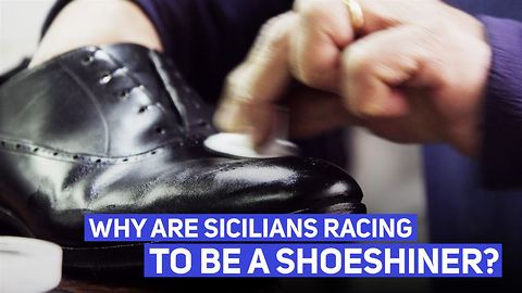 How shoeshining (and Sicilians) are making a comeback