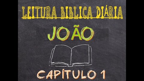 Leitura Bíblica João 1