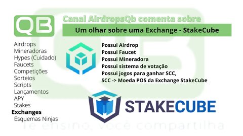 Um Olhar sobre uma #Exchange - #Stakecube