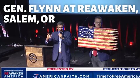 General Flynn Speaking at ReAwaken Tour, Salem, Oregon - Day 1