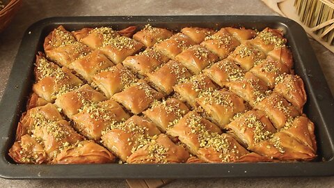 Turkish Dessert Baklava 😍 Recipe By meo g