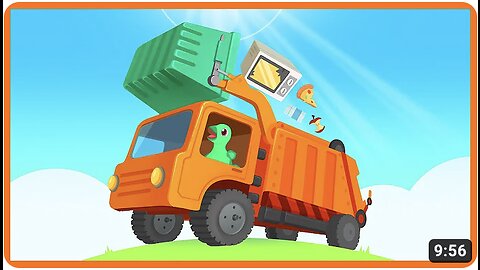 Dinosaur Garbage Truck ♻️ - Out now! - New Truck Games for Kids | Kids Games