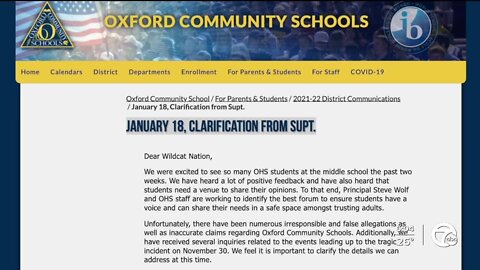 Oxford schools superintendent addresses rumors regarding mass shooting