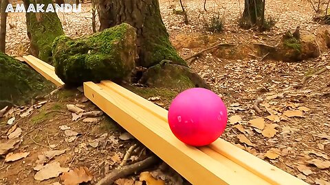 Magic Marble Run Trick ASMR Enchanted Magic Forest Volumen1