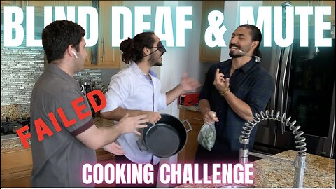 (SUSHI) BLIND DEAF AND MUTE COOKING CHALLENGE #2 *FAILED*
