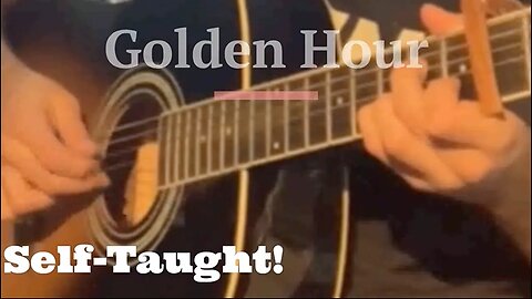 Golden Hour - JVKE (Fingerstyle guitar cover) INSANE ENDING!