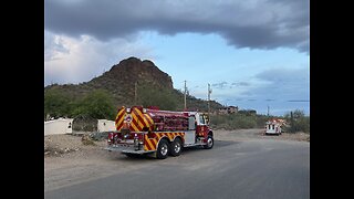 Drexel Heights Fire District at House Fire Scene