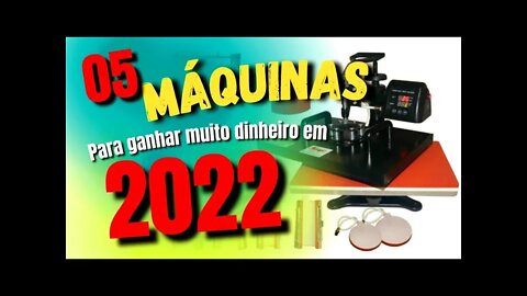 5 máquinas para ganhar dinheiro em casa | IDEIA DE NEGÓCIO | 2022