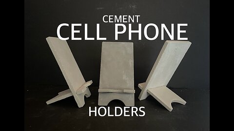 Cement Cell Phone Holder | Stand | Concrete Stylish Modern Phone Holder | HANDMADE | JLK