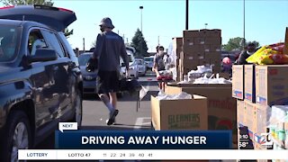 Gleaners and Suburban Collection working to Drive Away Hunger