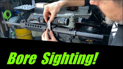 How to bore sight AR-15 rifles