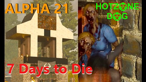 Thick44 Fort vs 64x Horde -First Blood Moon Alpha 21 | EP7 - 7 Days To Die