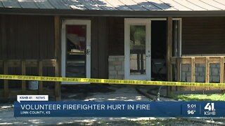 Volunteer firefighter injured in blaze at Pleasanton chiropractor