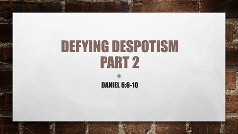 7@7 #111: Defying Despotism 2