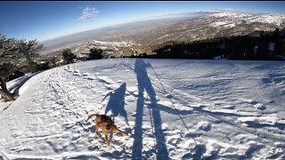 Skiing Grandview Peak With Apollo