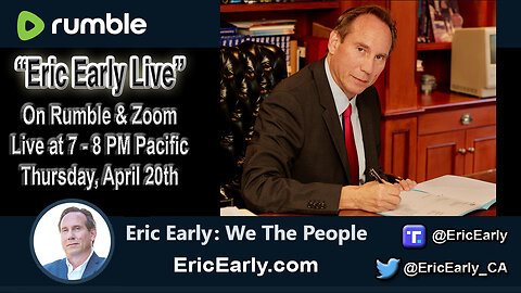 4-20-2023 “ERIC EARLY LIVE” with Eric Early