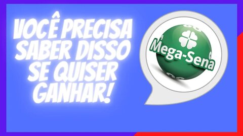 Você Precisa Saber Disso Para Ganhar na Mega Sena - Como Jogar? #loteria #megasena