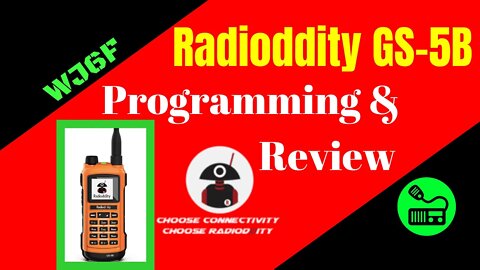 Radioddity GS-5B Review and Programming With iPhone