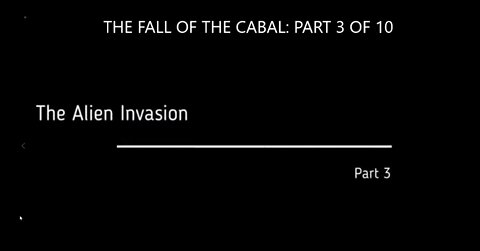 PART 3 OF A 10-PARTS SERIES ABOUT THE FALL OF THE CABAL BY JANET OSSEBAARD