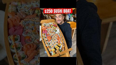 NO ONE COULD BEAT THIS $250 SUSHI EATING CHALLENGE (Feeds 15 People)! #food