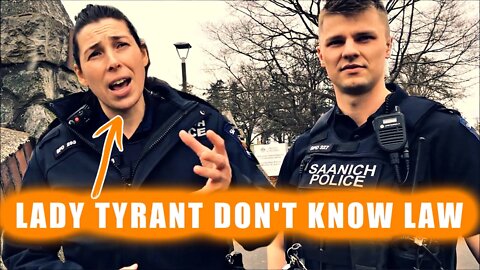 Orange Alert: DAME COP CALLED OUT ON LIES BY LAWFUL CITIZEN WITH CAMERA