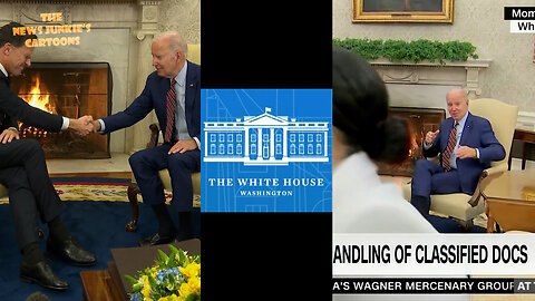 The White House always cuts off the part of Biden's events with his handlers yelling and him smirking.
