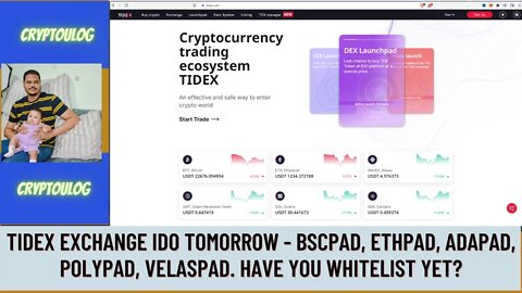 Tidex Exchange IDO Tomorrow - Bscpad, Ethpad, Adapad, Polypad, Velaspad. Have You Whitelisted Yet?