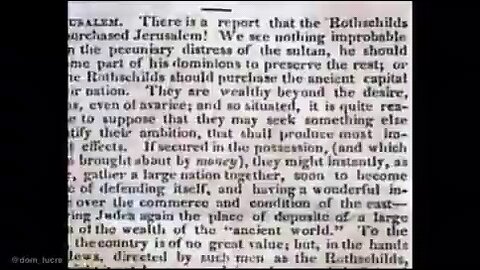 The Banks that control the world are run by by the Rothschilds family.