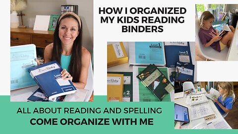 All About Reading with binders | Level 1 & 2 | Homeschool reading curriculum