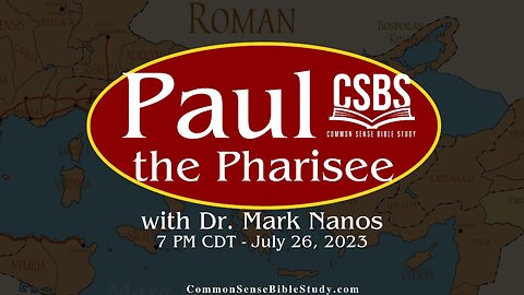 Paul, the Pharisee - with Dr. Mark Nanos