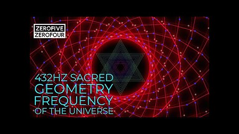 SACRED GEOMETRY 432Hz FREQUENCY OF THE UNIVERSE, OM CHANTING DEEP MEDITATION & RELAXATION
