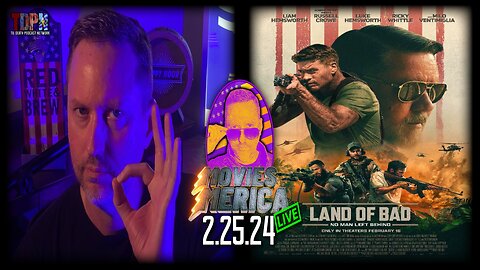 Land Of Bad (2024) SPOILER FREE REVIEW LIVE | Movies Merica | 2.25.24