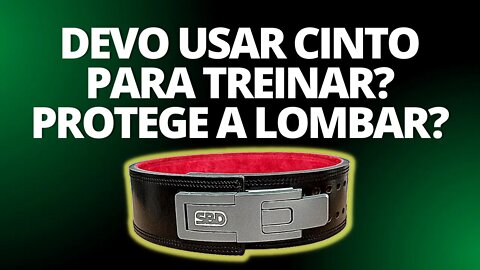 Devo usar cinto lombar para treinar ou é perda de tempo?