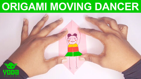 How To Make an Origami Moving Dancer - Easy And Step By Step Tutorial