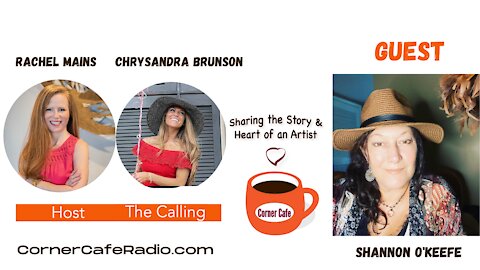 Saturday, July 31 - Full Corner Cafe Radio Interview with Shannon O'Keefe